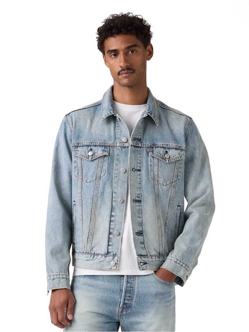 Levi's Men’s Light Blue Denim Trucker Jacket, Classic Fit, Size M, NWOT